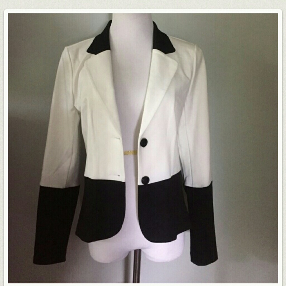 Jacket Blazer Colorblock Career Wear Quiet Luxury Teacher Modest  NWT COPY 🇺🇦
